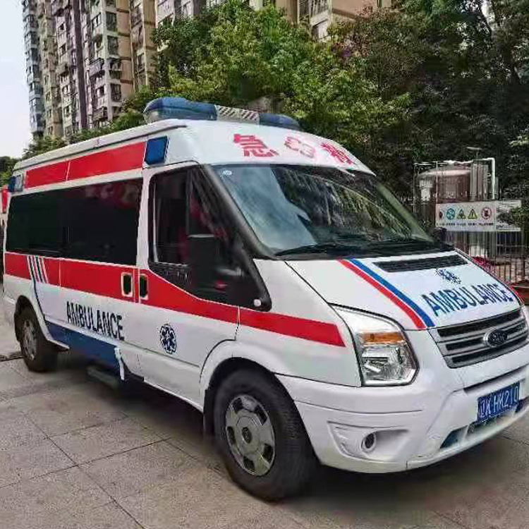 梁溪长途救护车护送病人返乡